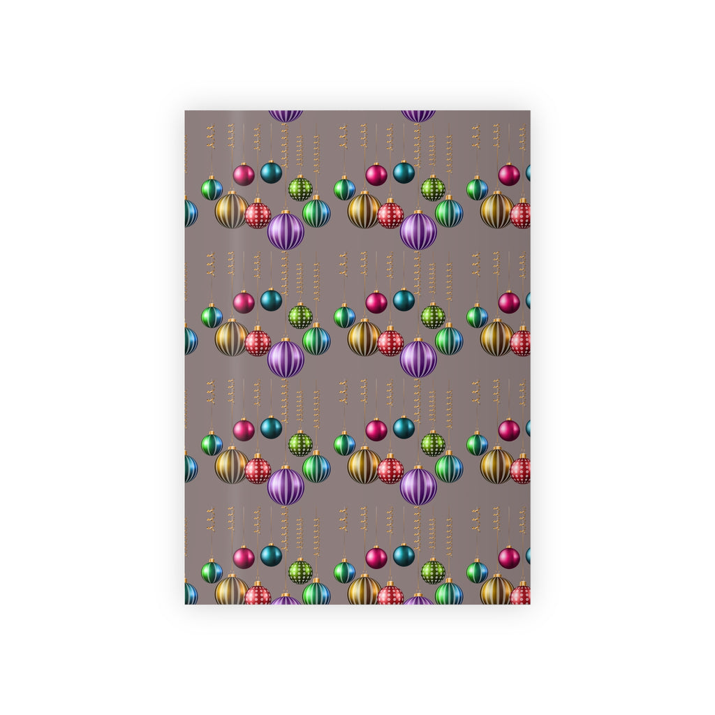 Christmas Ornaments Gift Wrap Roll — Festive Holiday Wrapping Paper