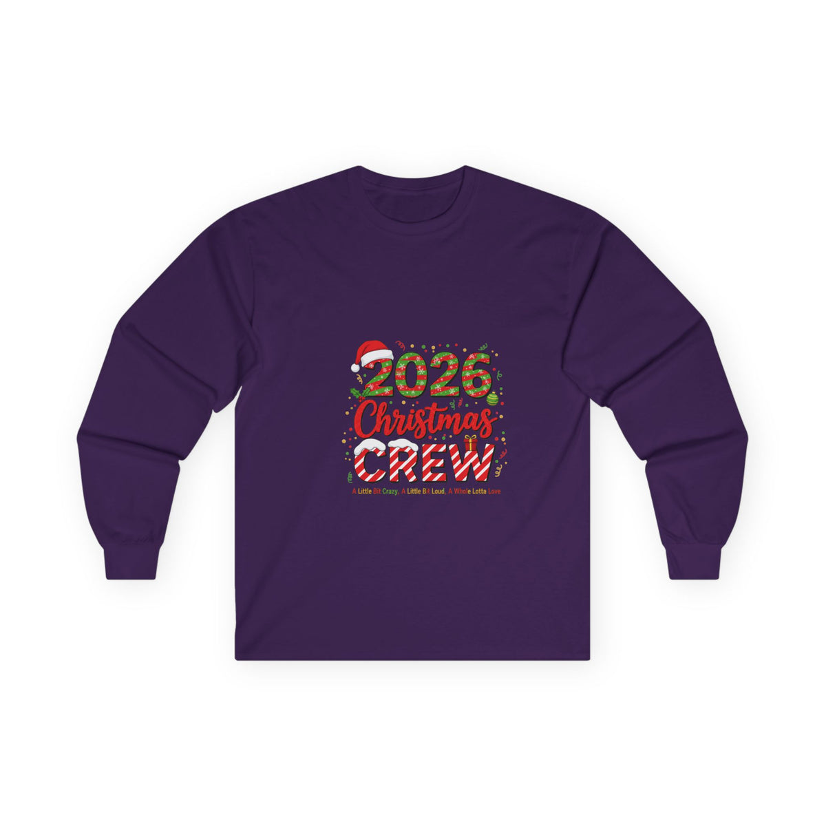 2026 Christmas Crew Long Sleeve Tee