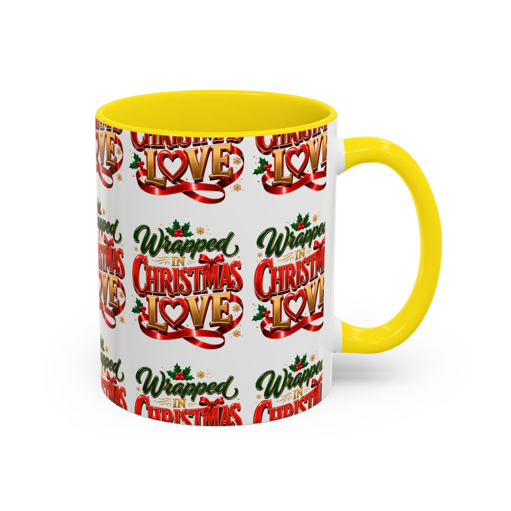 Wrapped Christmas Love Accent Coffee Mug – Festive Holiday Tea & Cocoa Cup