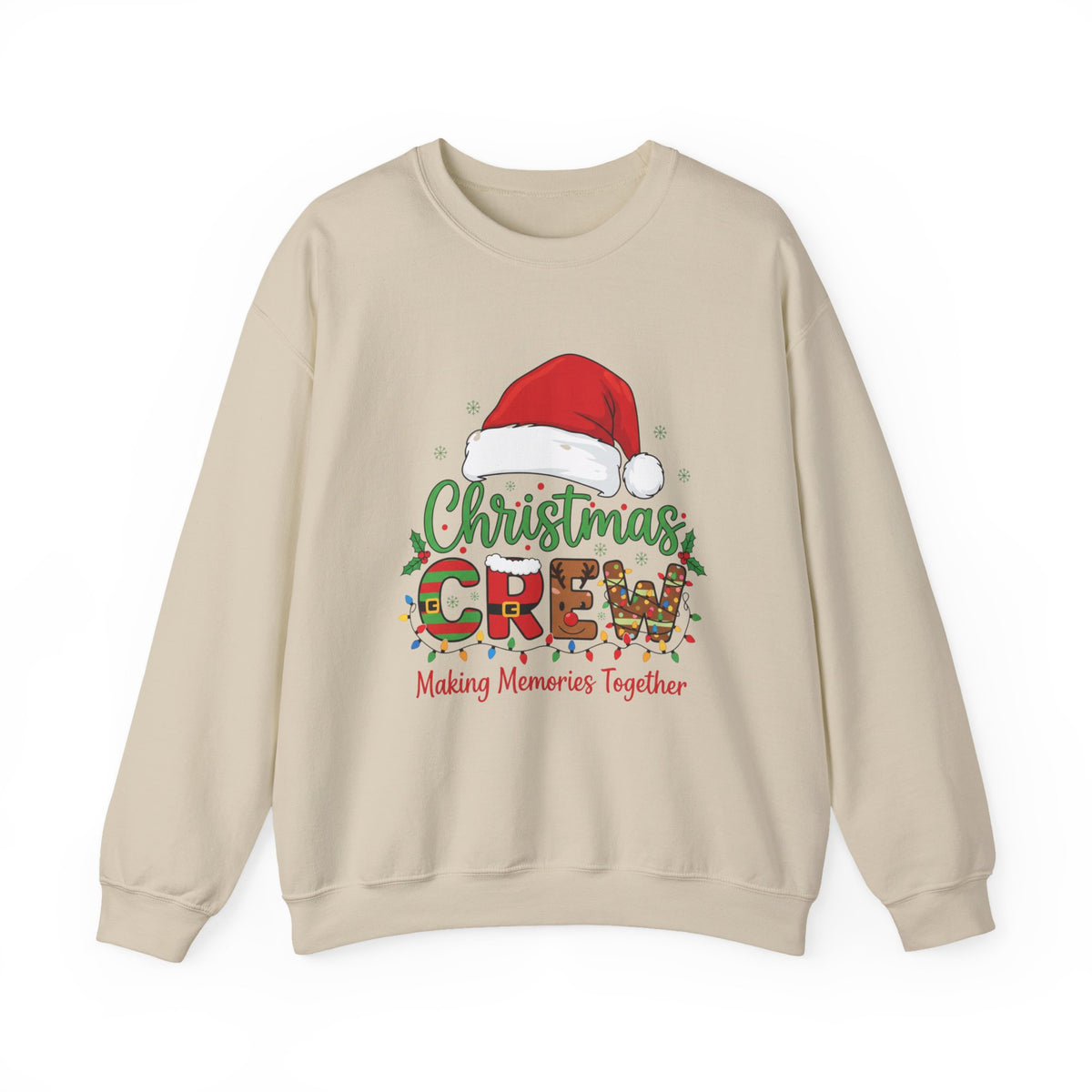 Christmas Crew Sweatshirt - Making Memories Together Holiday Crewneck