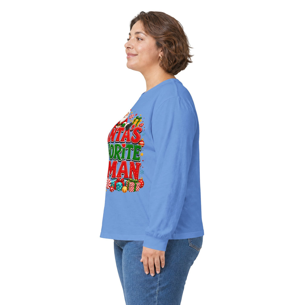 Santa's Favorite Human Long Sleeve Tee