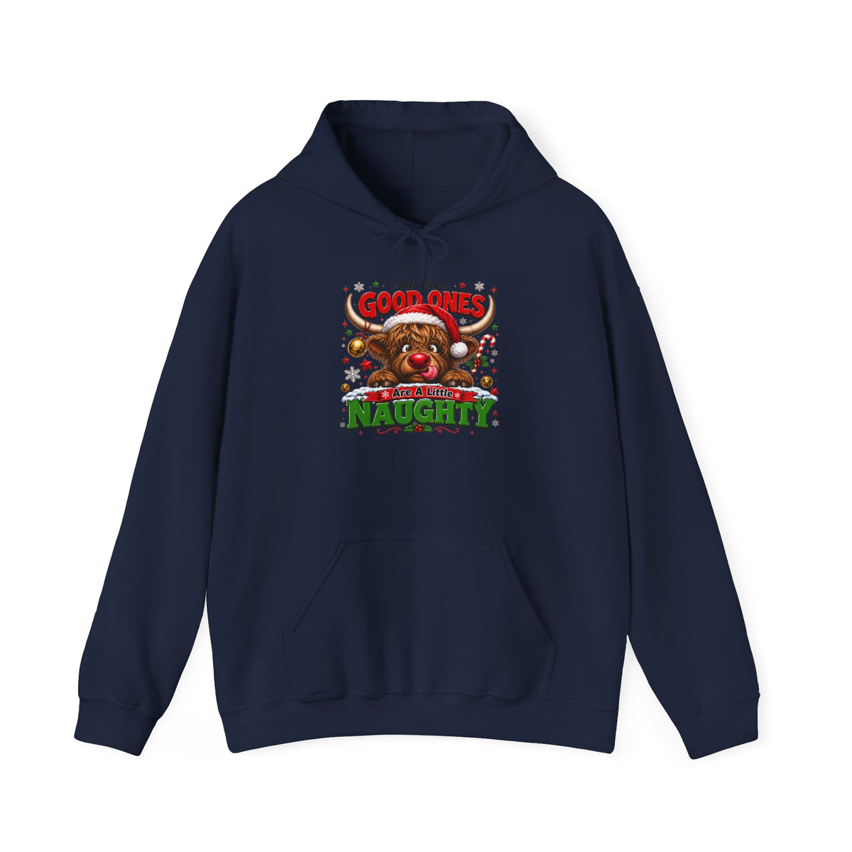 Christmas Reindeer Hoodie – Cute Rudolph Face "Are A Little" Holiday Sweatshirt
