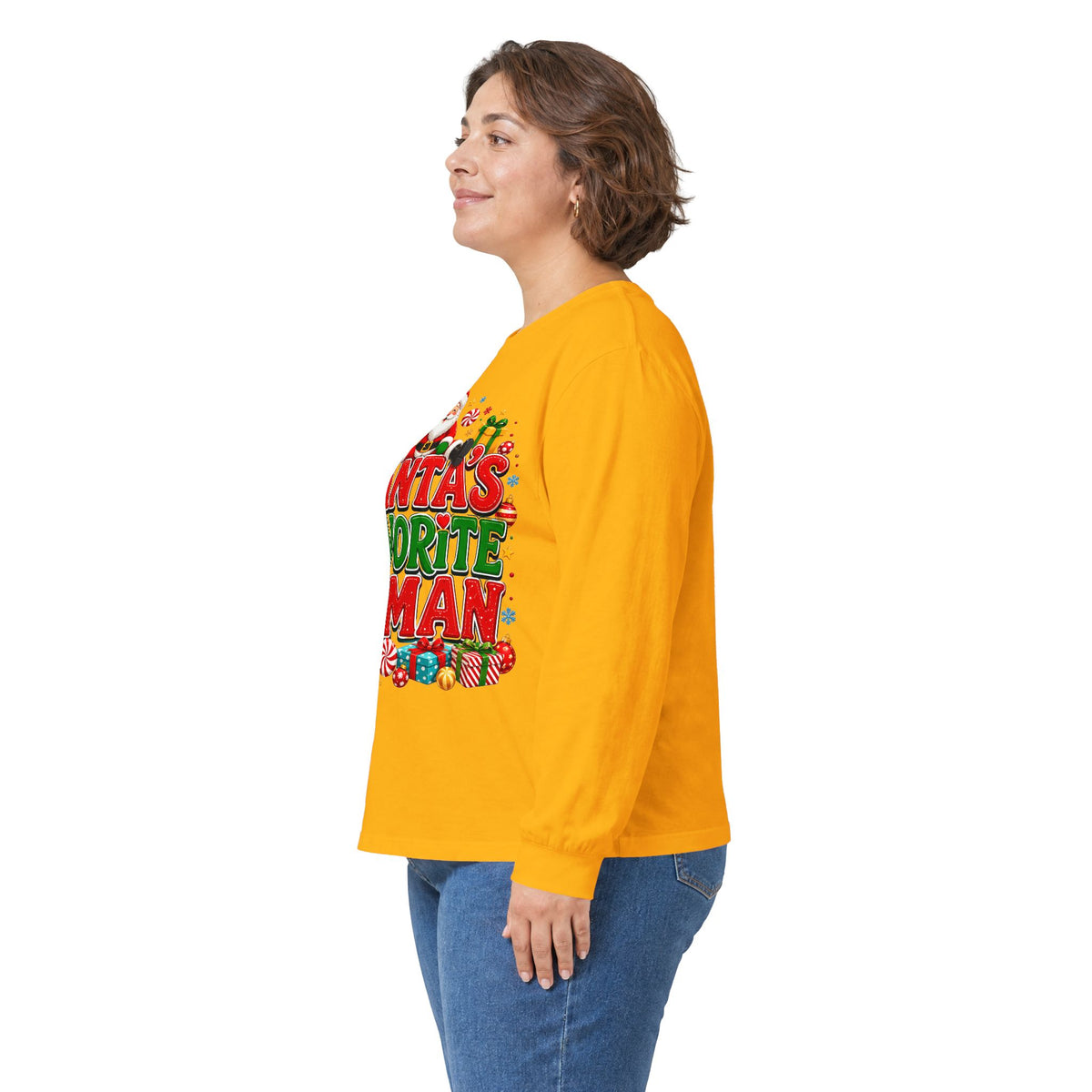 Santa's Favorite Human Long Sleeve Tee