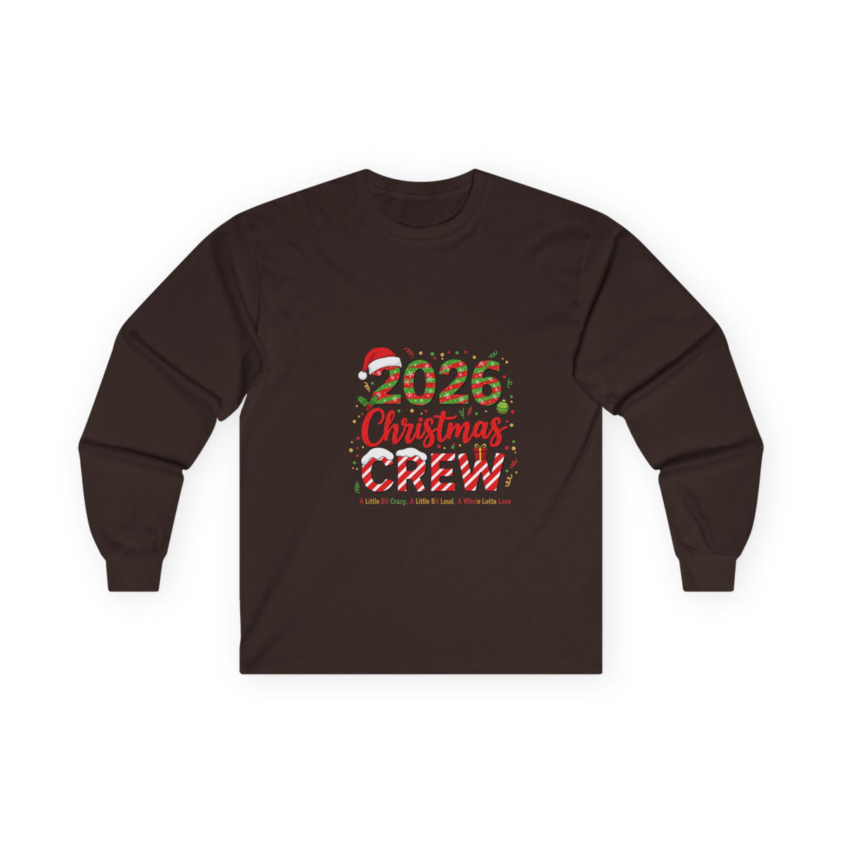 2026 Christmas Crew Long Sleeve Tee