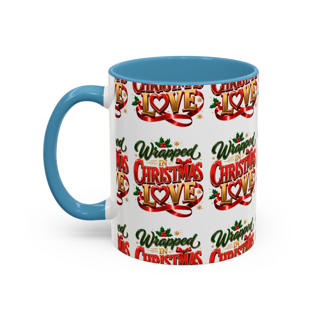 Wrapped Christmas Love Accent Coffee Mug – Festive Holiday Tea & Cocoa Cup