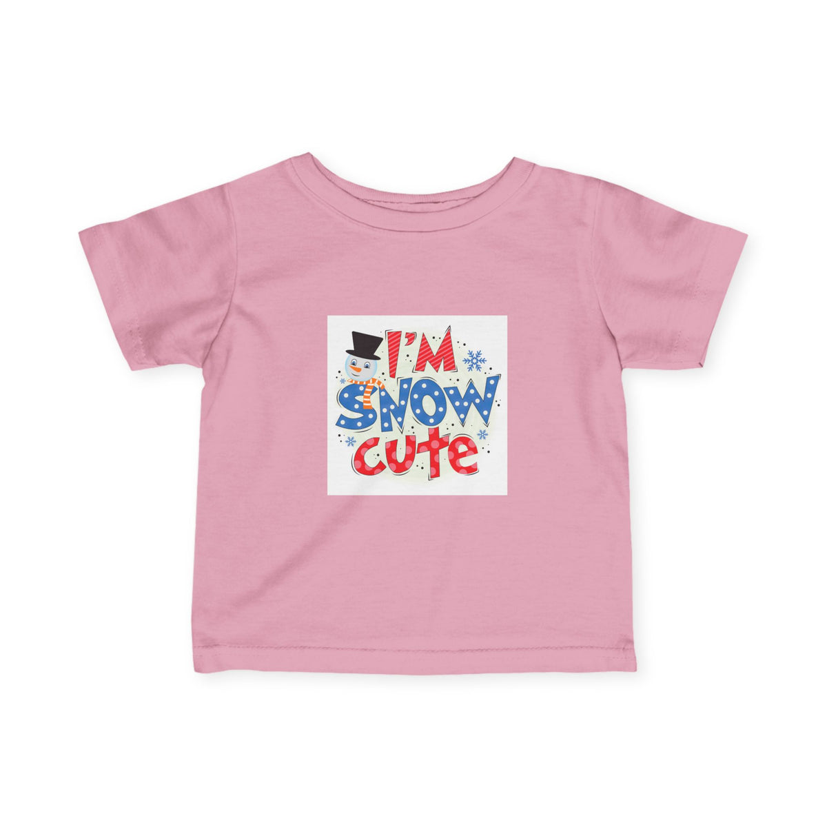 Infant Tee - "I'm Snow Cute" Holiday Baby Shirt