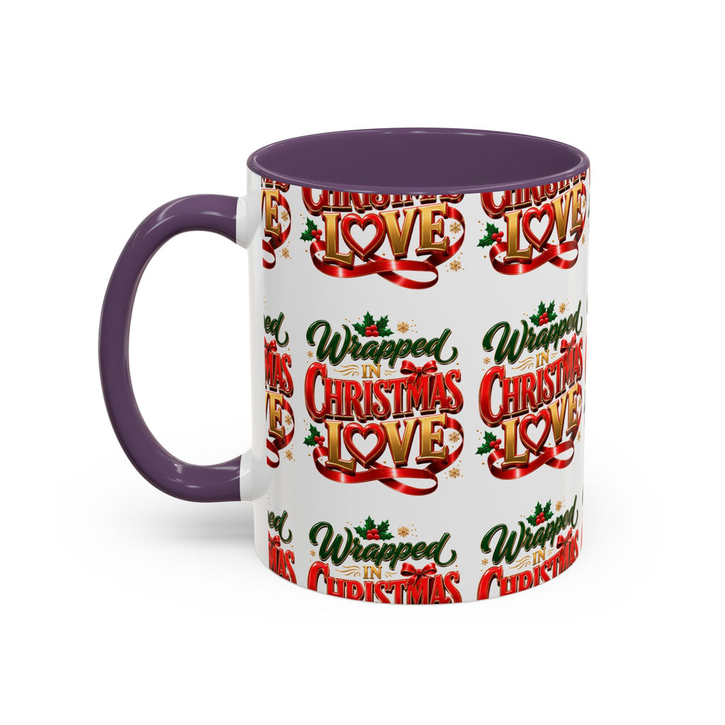 Wrapped Christmas Love Accent Coffee Mug – Festive Holiday Tea & Cocoa Cup