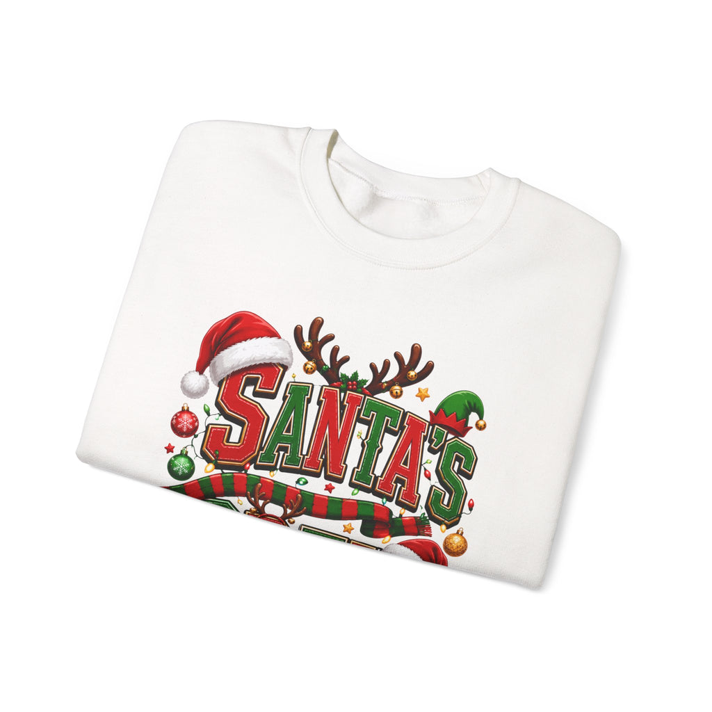 Santa's Crew Christmas Sweatshirt — Festive Holiday Crewneck