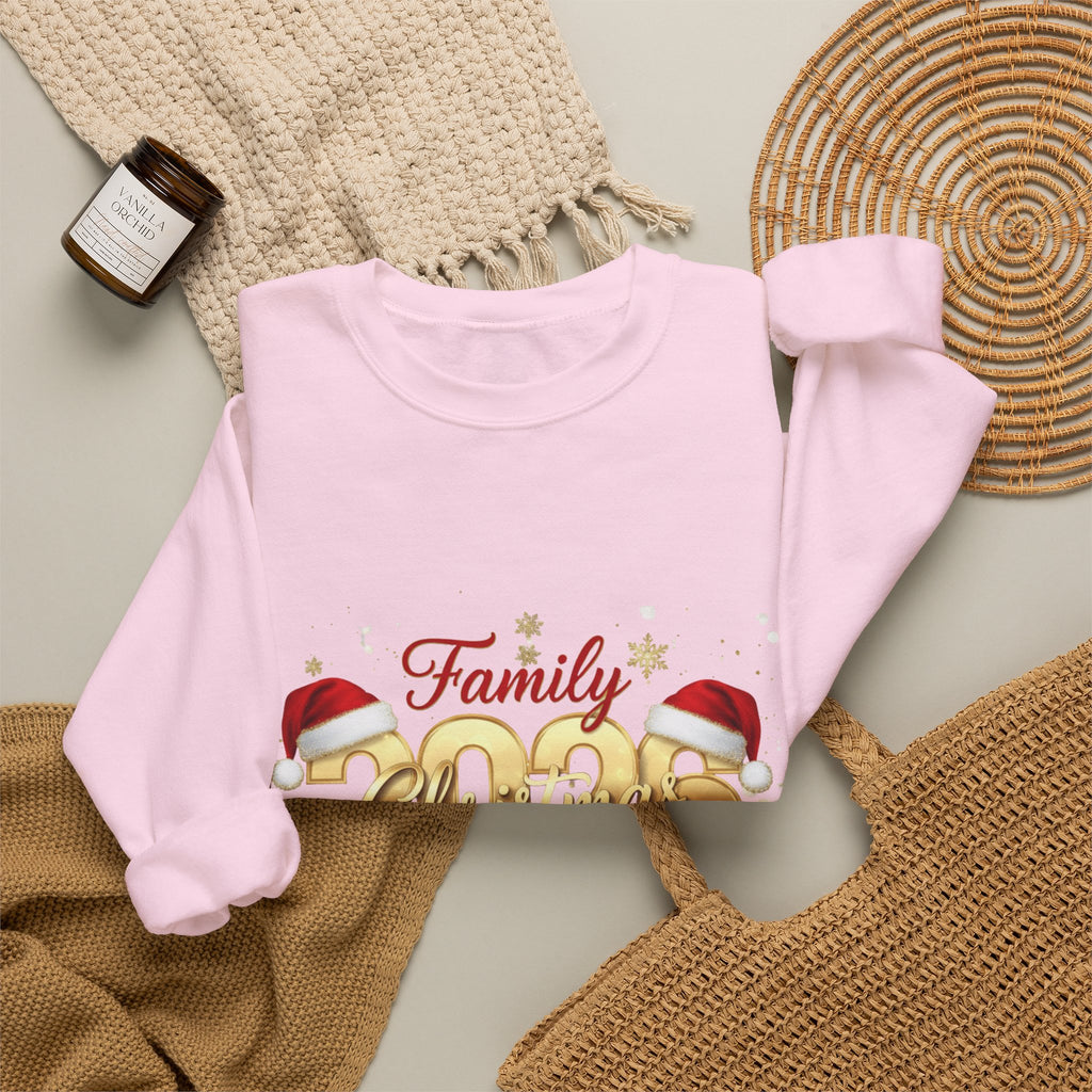 Family 2026 Christmas Crewneck Sweatshirt — "Together We Make Memories"