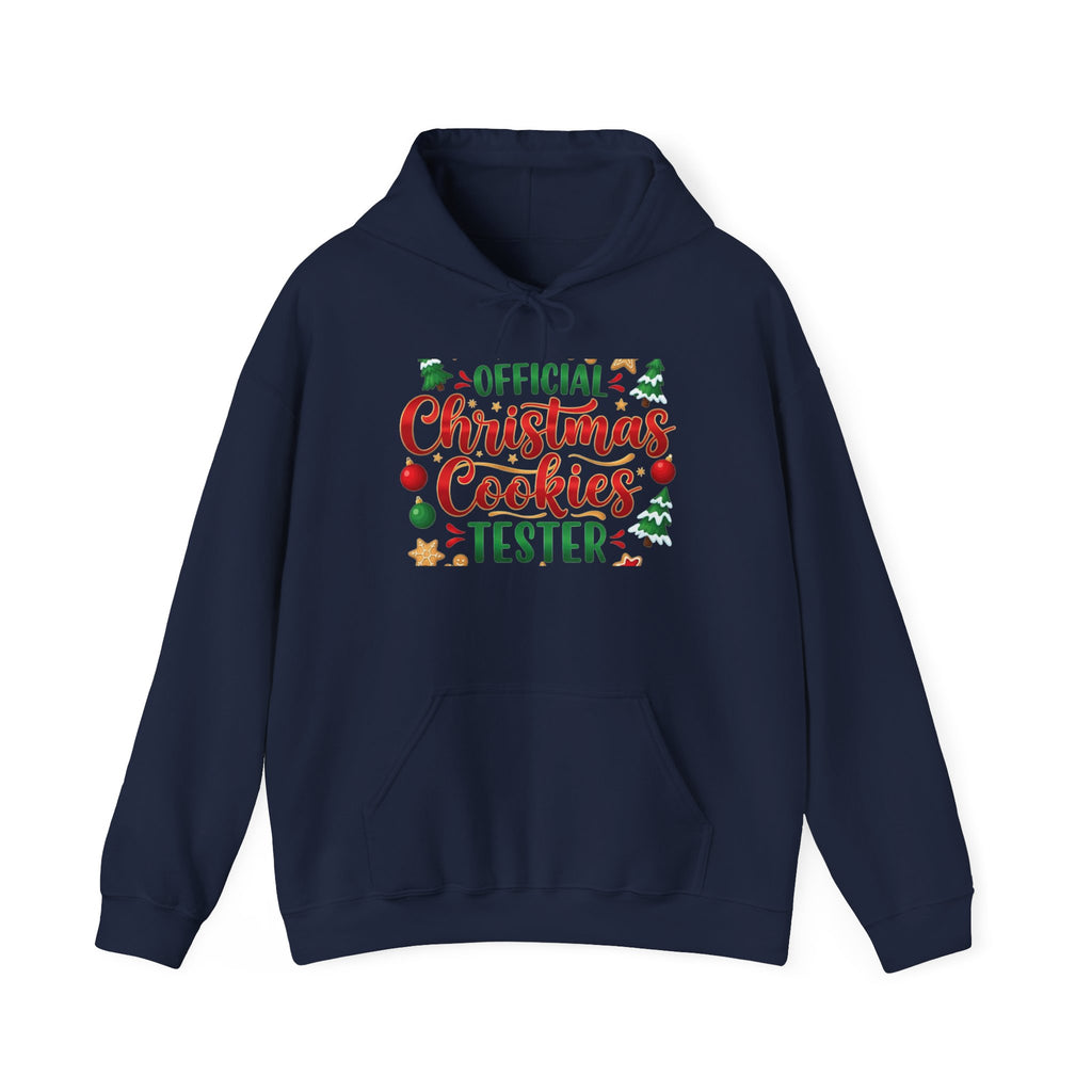 Official Christmas Cookies Tester Hoodie — Festive Holiday Baking Sweatshirt