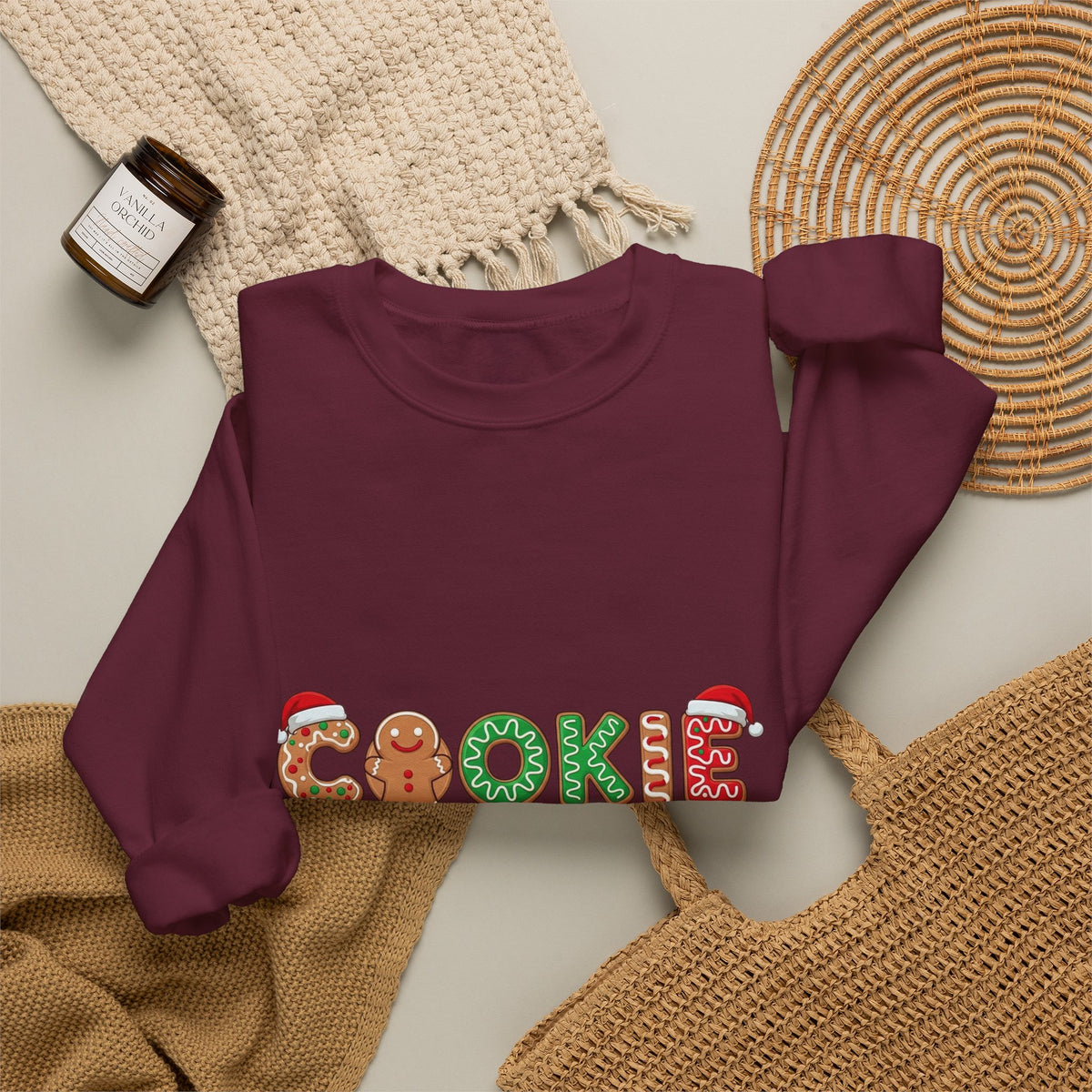 Cookie Crew Sweatshirt — Holiday Gingerbread Christmas Crewneck