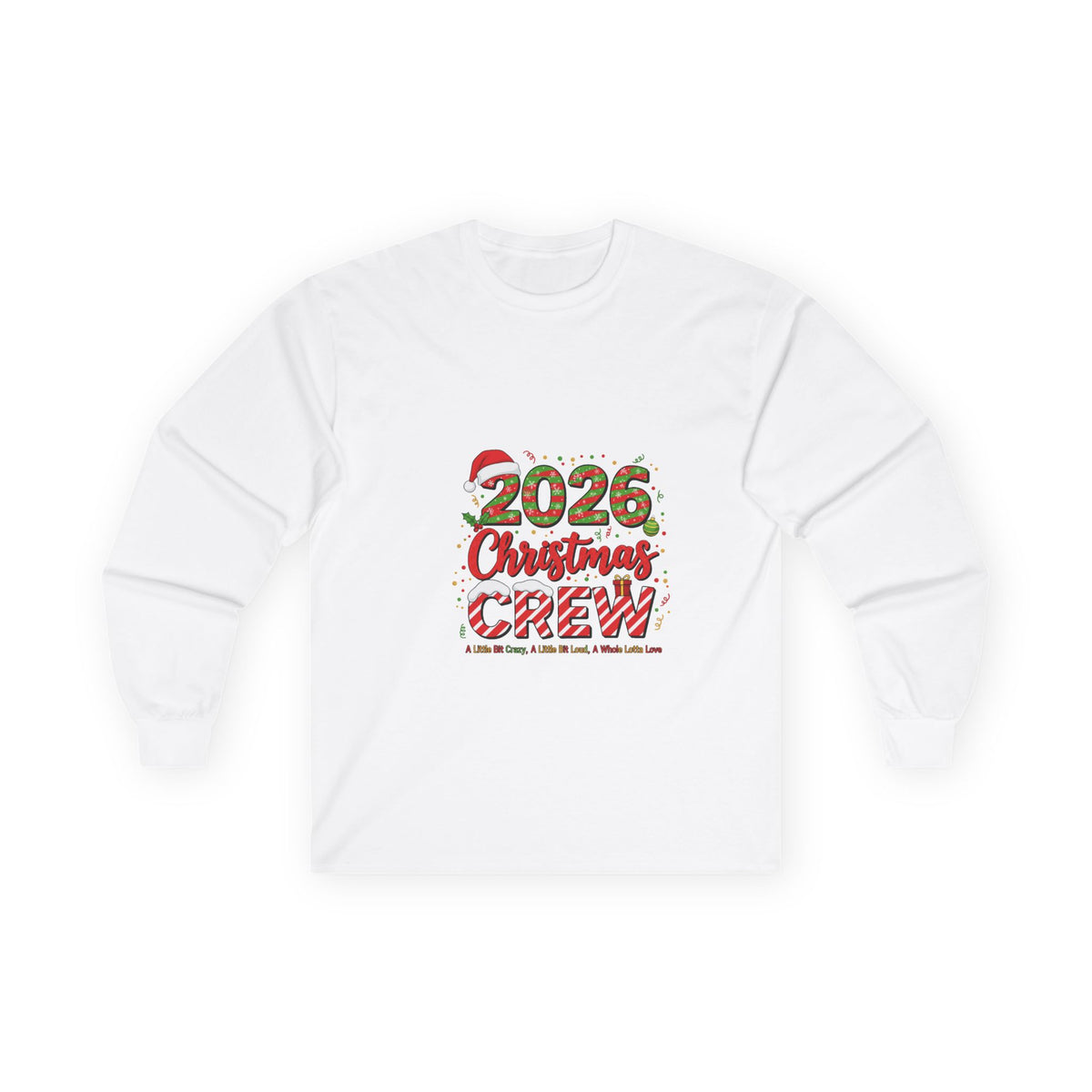2026 Christmas Crew Long Sleeve Tee
