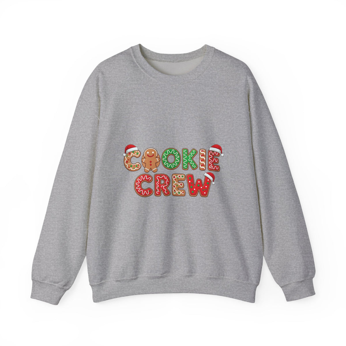 Cookie Crew Crewneck Sweatshirt — Cute Christmas Holiday Baking Graphic