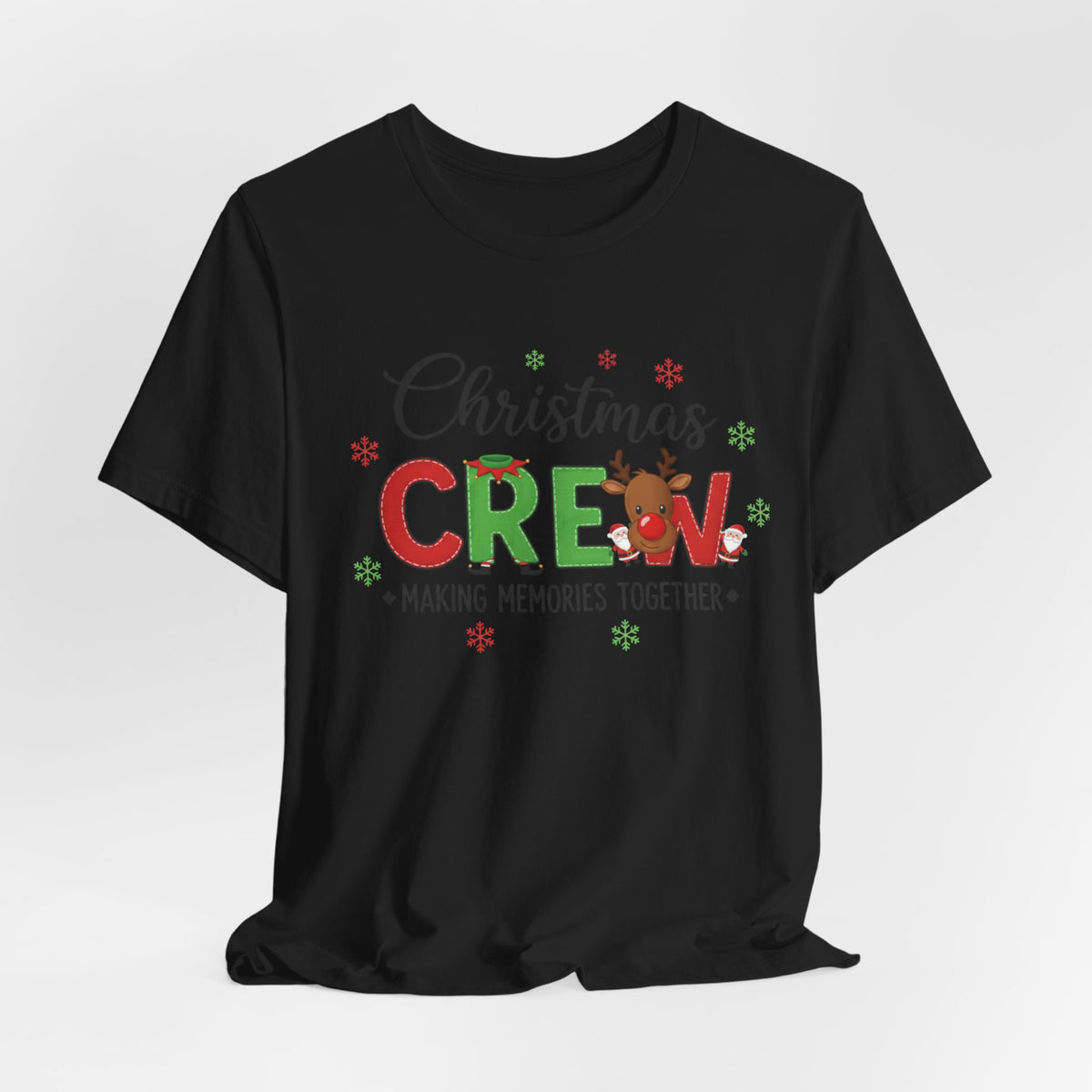 Christmas Crew Tee - "Making Memories Together" Holiday Family Shirt