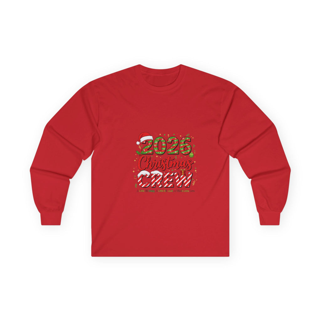 2026 Christmas Crew Long Sleeve Tee