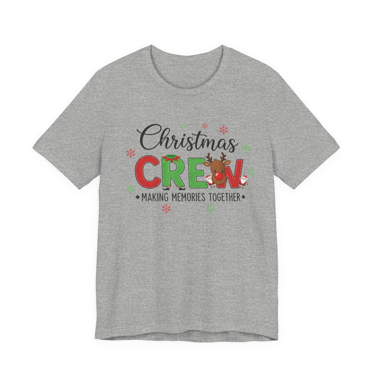 Christmas Crew Tee - "Making Memories Together" Holiday Family Shirt