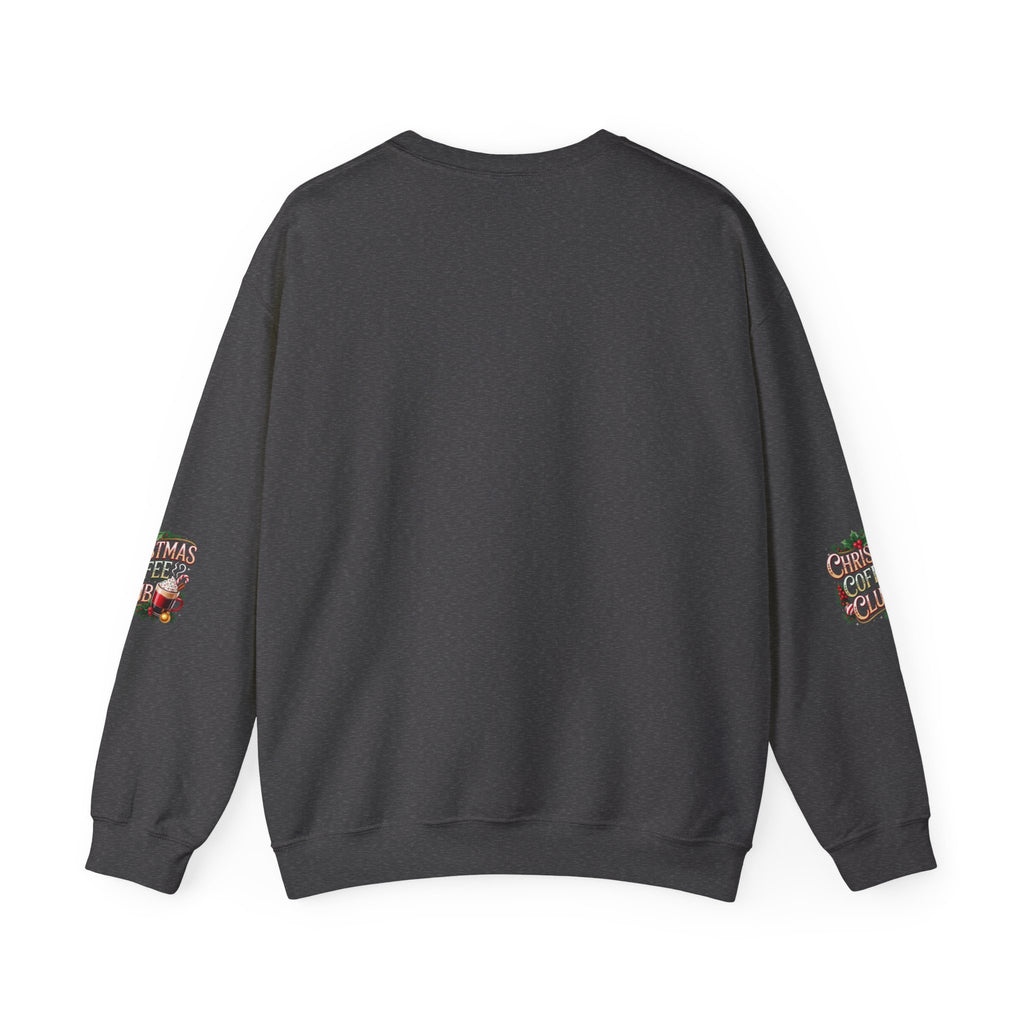 Christmas Coffee Club Sweatshirt — Cozy Holiday Crewneck for Coffee Lovers