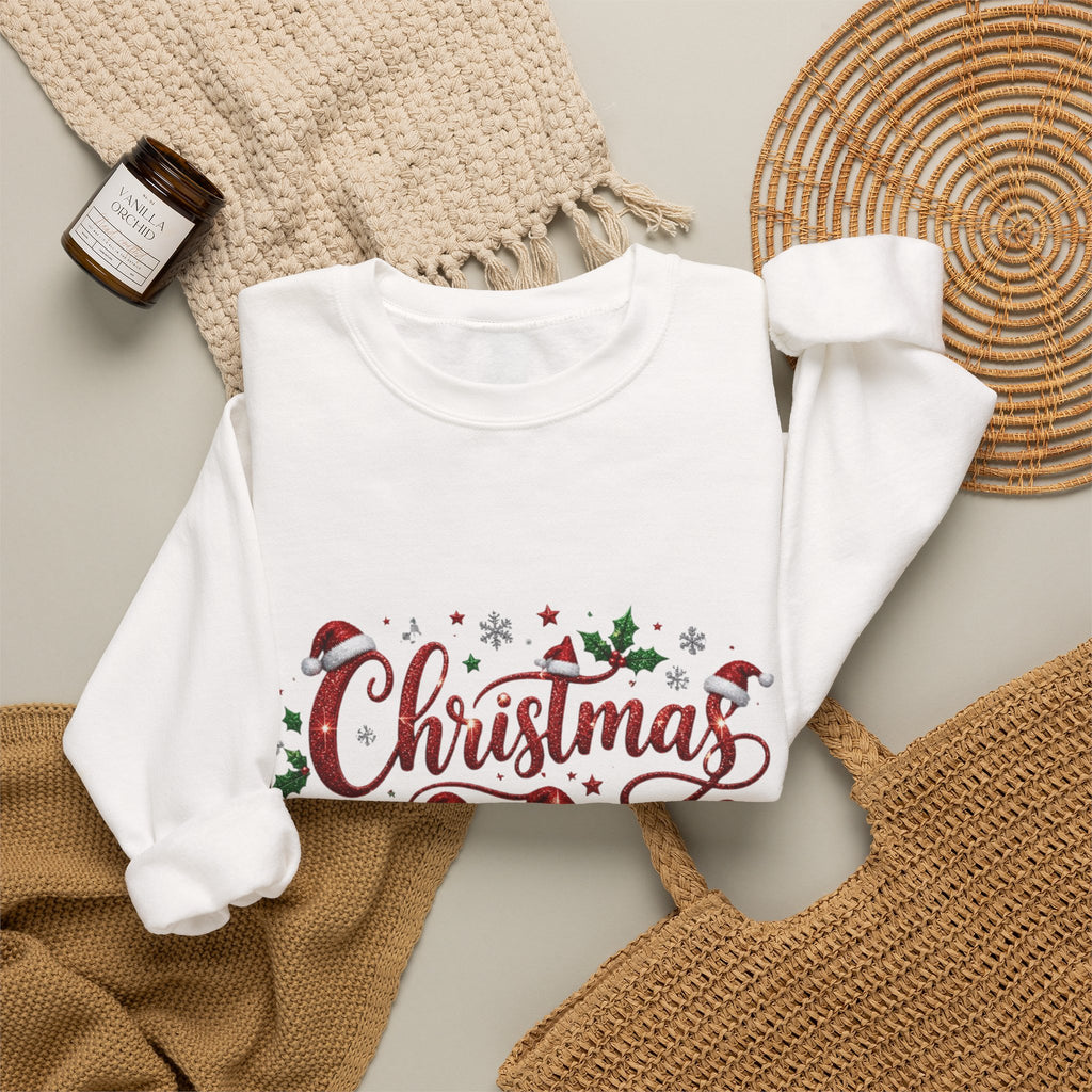 Christmas Crew Sweatshirt – Festive Holiday Graphic Pullover