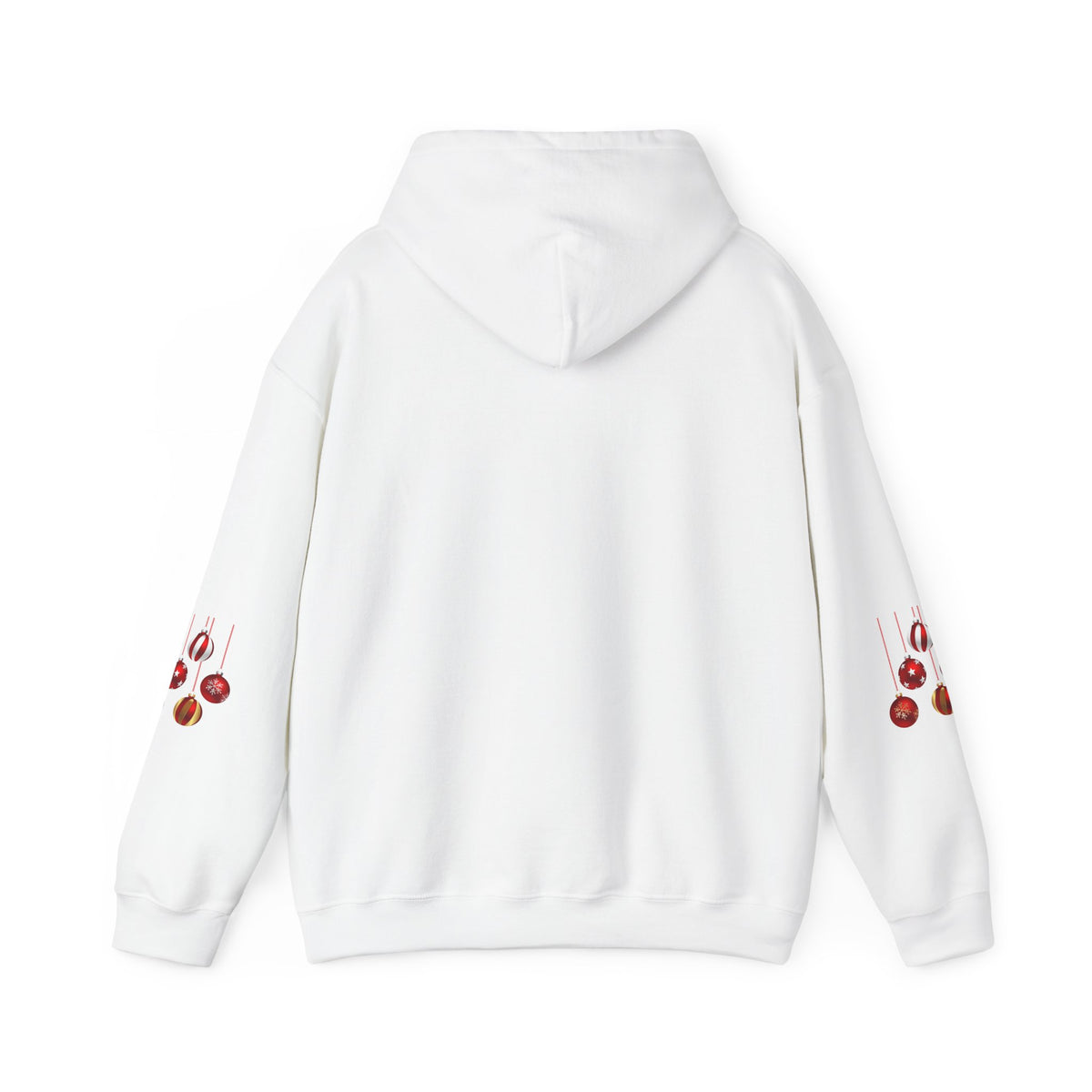 Christmas Hoodie - 'Merry Christmas' Festive Holiday Santa Hat & Holly Pullover