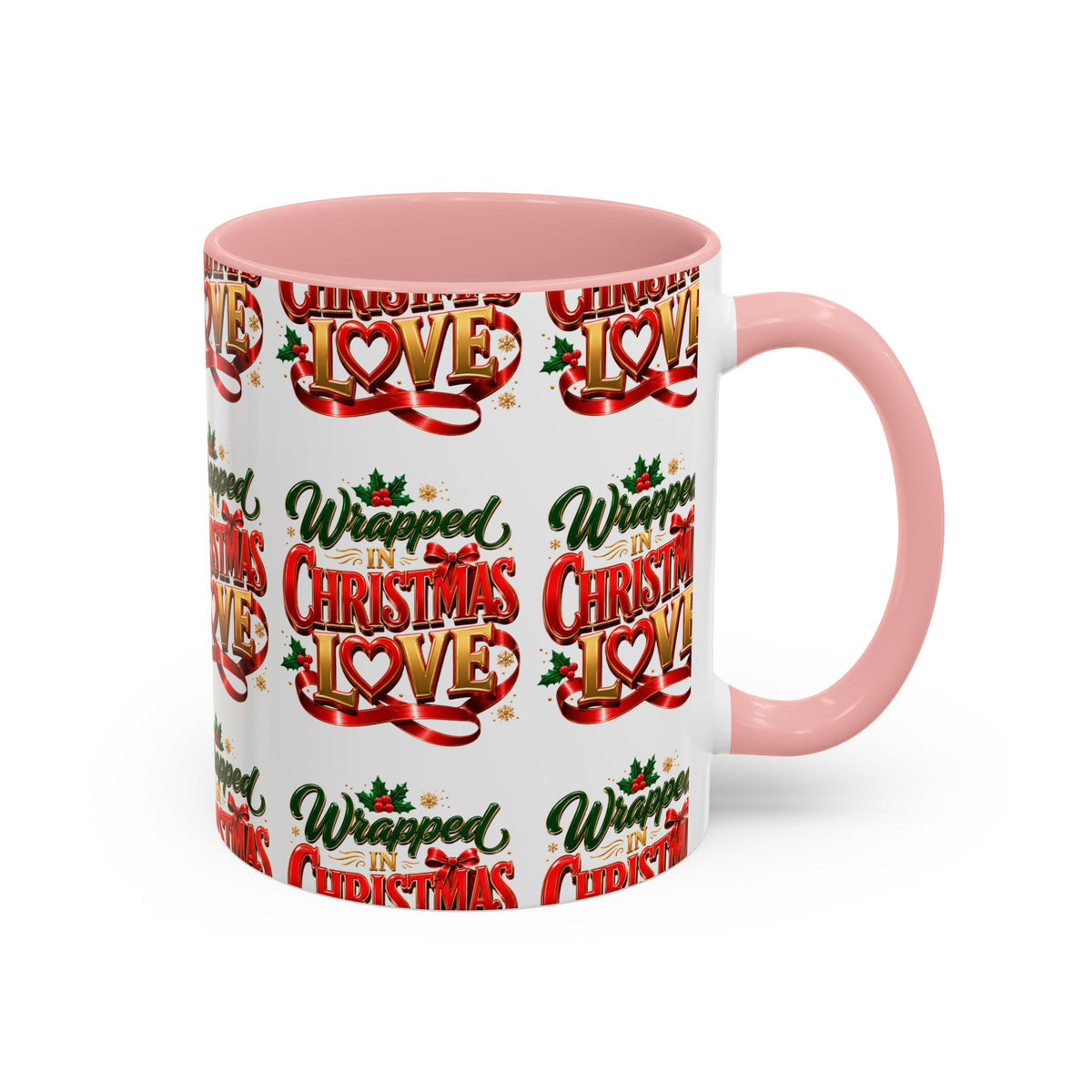 Wrapped Christmas Love Accent Coffee Mug – Festive Holiday Tea & Cocoa Cup
