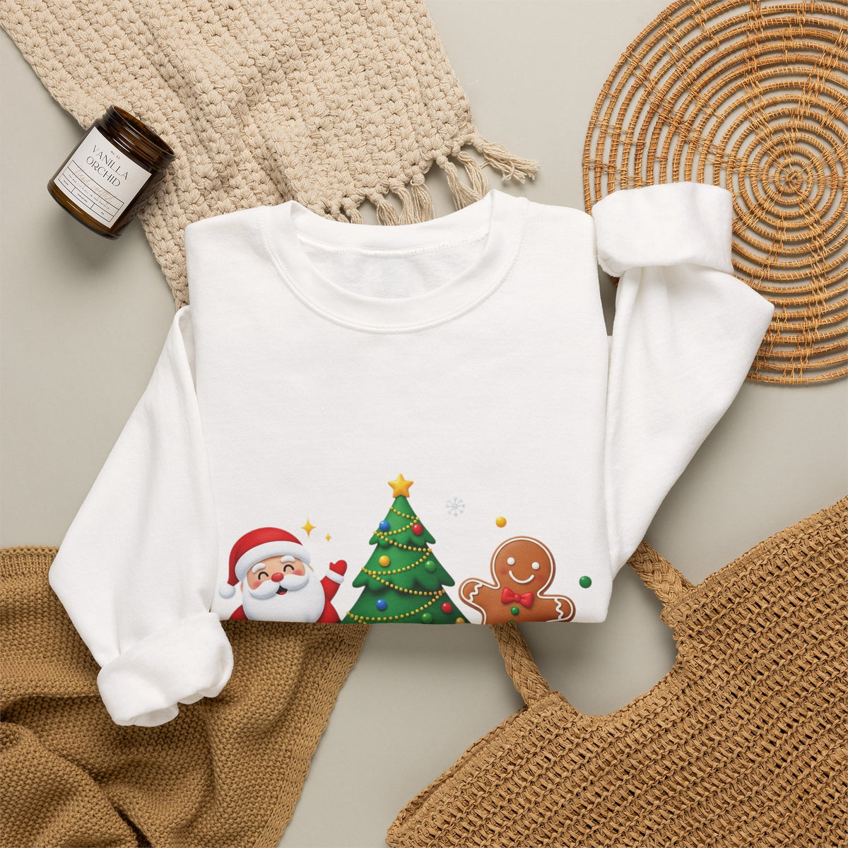 Cookie Baking Team Sweatshirt — "Official Cookie Tester" Christmas Crewneck