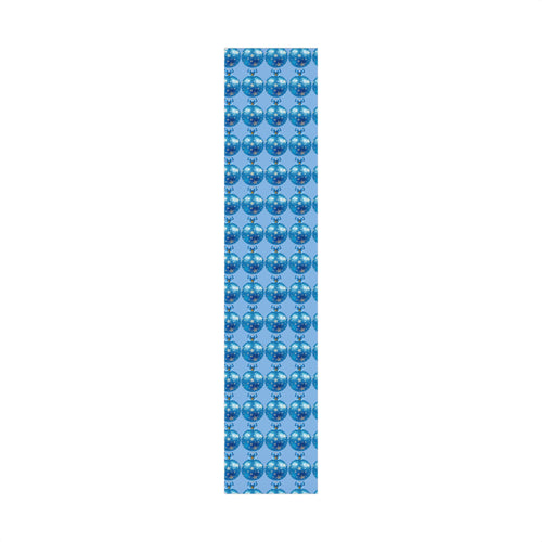 Blue Star Ornament Gift Wrap Paper — Festive Holiday Wrapping for Christmas & Birthdays
