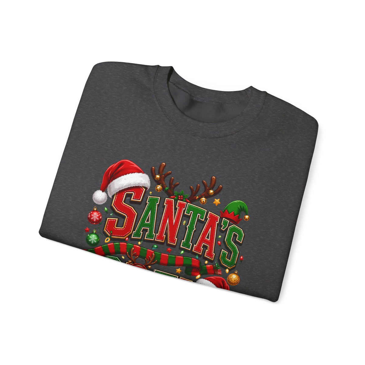 Santa's Crew Christmas Sweatshirt — Festive Holiday Crewneck