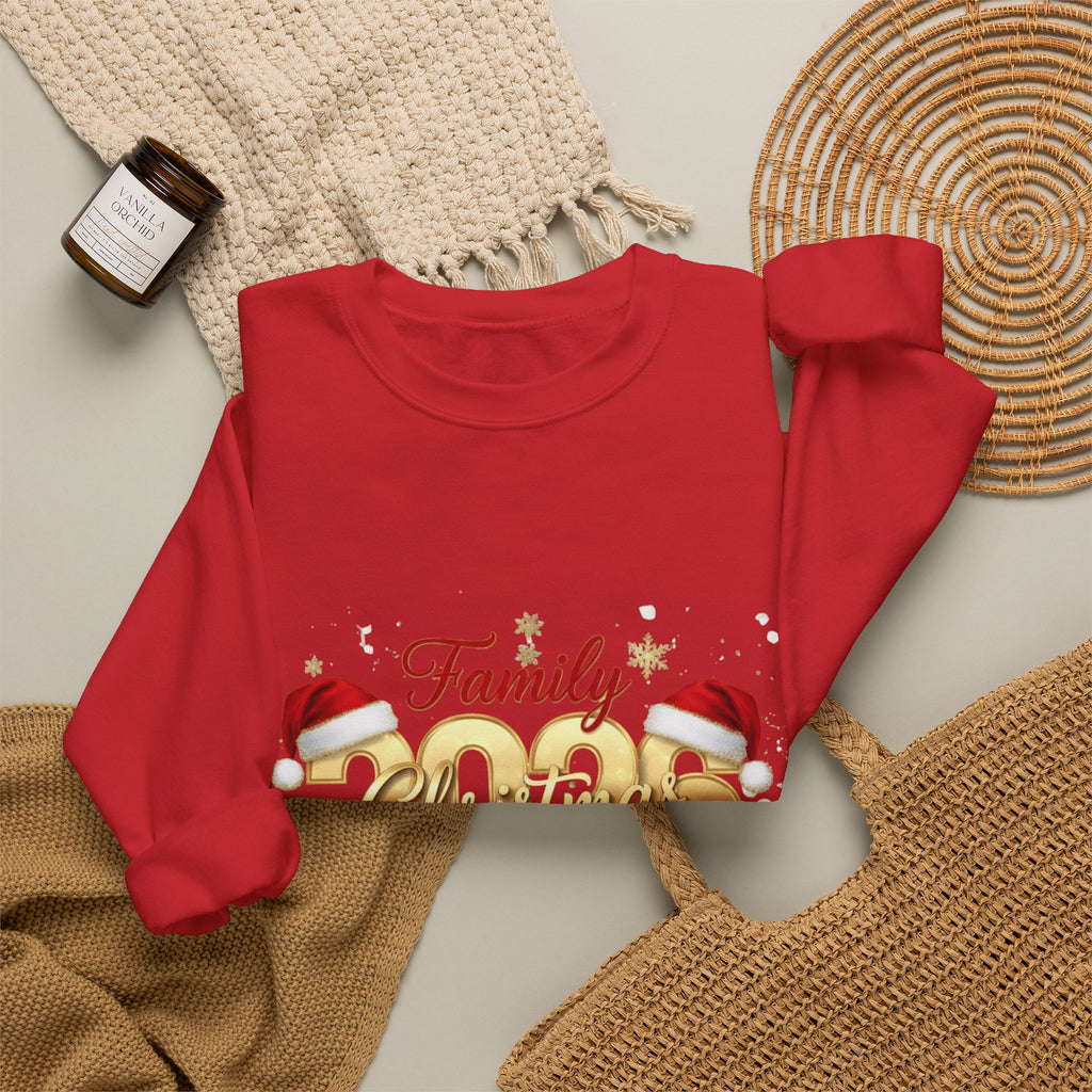 Family 2026 Christmas Sweatshirt – Holiday Ornament Crewneck