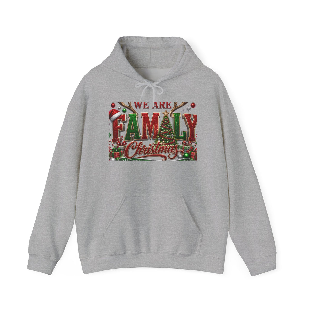 We Are Family Christmas Hoodie — Festive Holiday Family Pullover