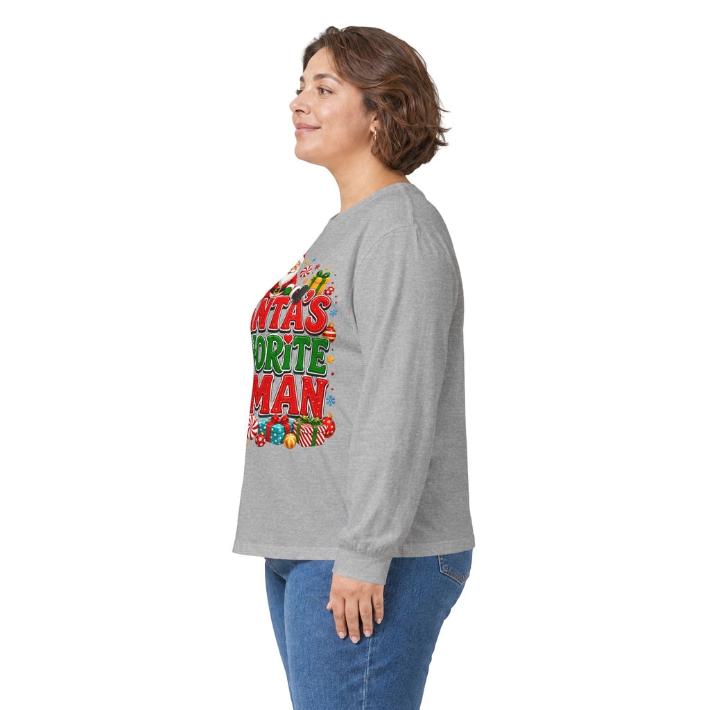Santa's Favorite Human Long Sleeve Tee