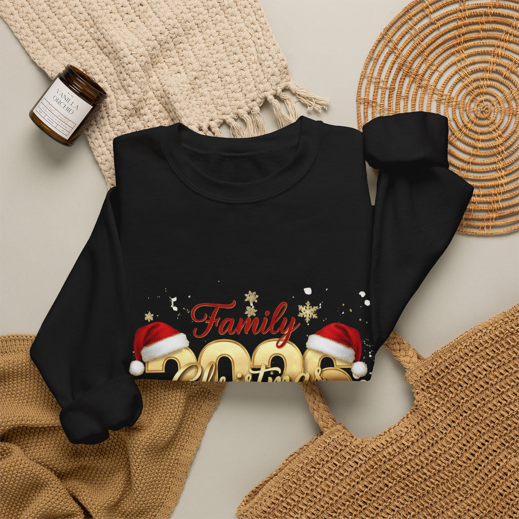 Family 2026 Christmas Crewneck Sweatshirt — "Together We Make Memories"
