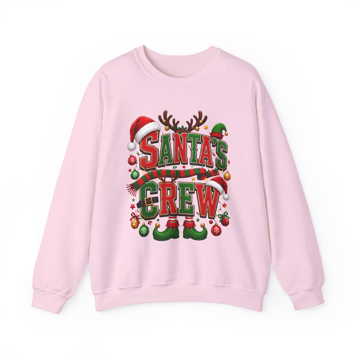 Santa's Crew Christmas Sweatshirt — Festive Holiday Crewneck