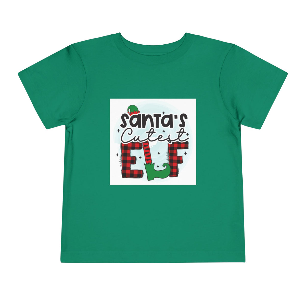 Santa's Cutest Elf Toddler Tee