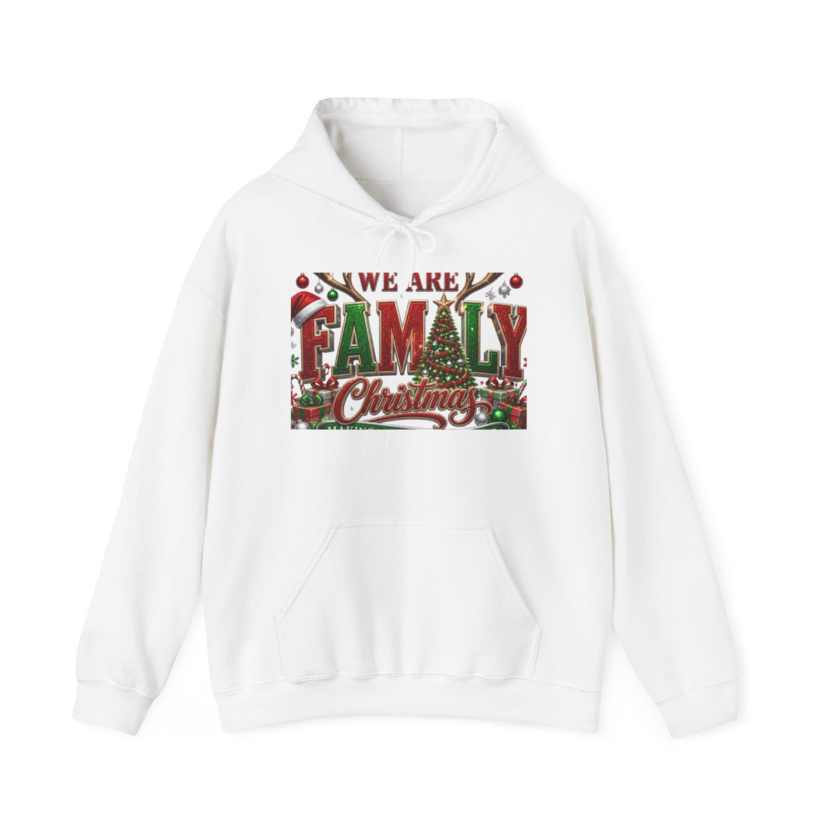 We Are Family Christmas Hoodie — Festive Holiday Family Pullover