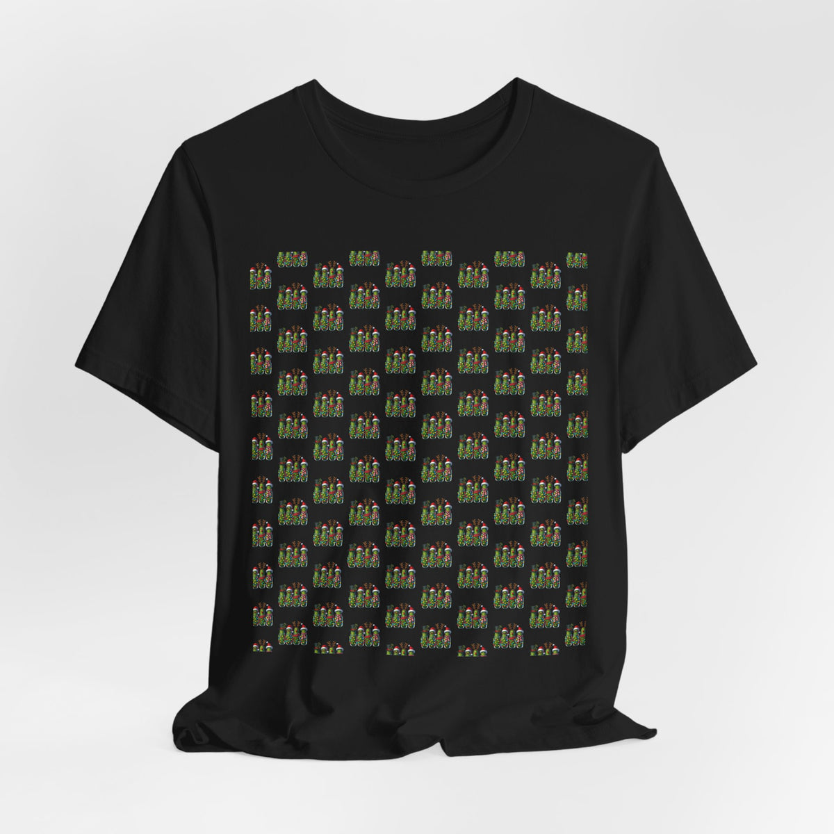 Binocular Pattern T‑Shirt — Retro Explorer Optics Graphic Tee