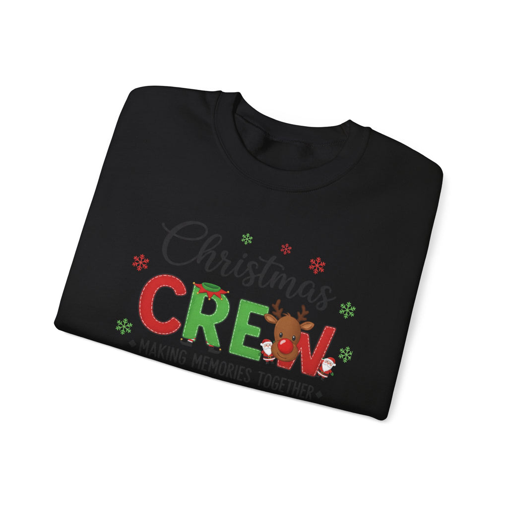 Christmas Crew Sweatshirt – "Christmas Crew: Making Memories Together" Holiday Pullover