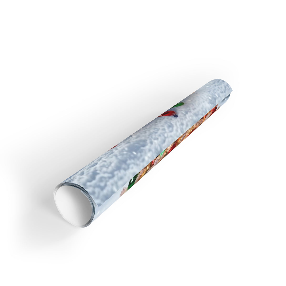 Christmas Tree Wrapping Paper Roll — Festive Snowy Tree Gift Wrap