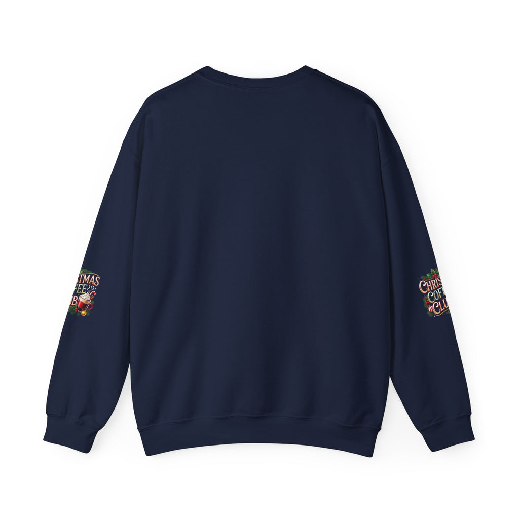 Christmas Coffee Club Sweatshirt — Cozy Holiday Crewneck for Coffee Lovers