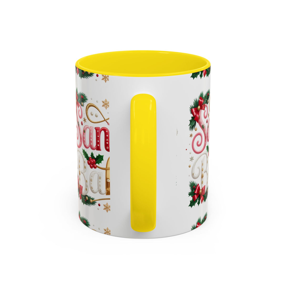 Santa Baby Christmas Accent Mug – Festive Holiday Coffee Cup (11/15oz)