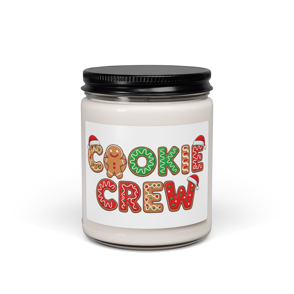 Cookie Crew Holiday Scented Soy Candle — 9oz Christmas Gingerbread Jar