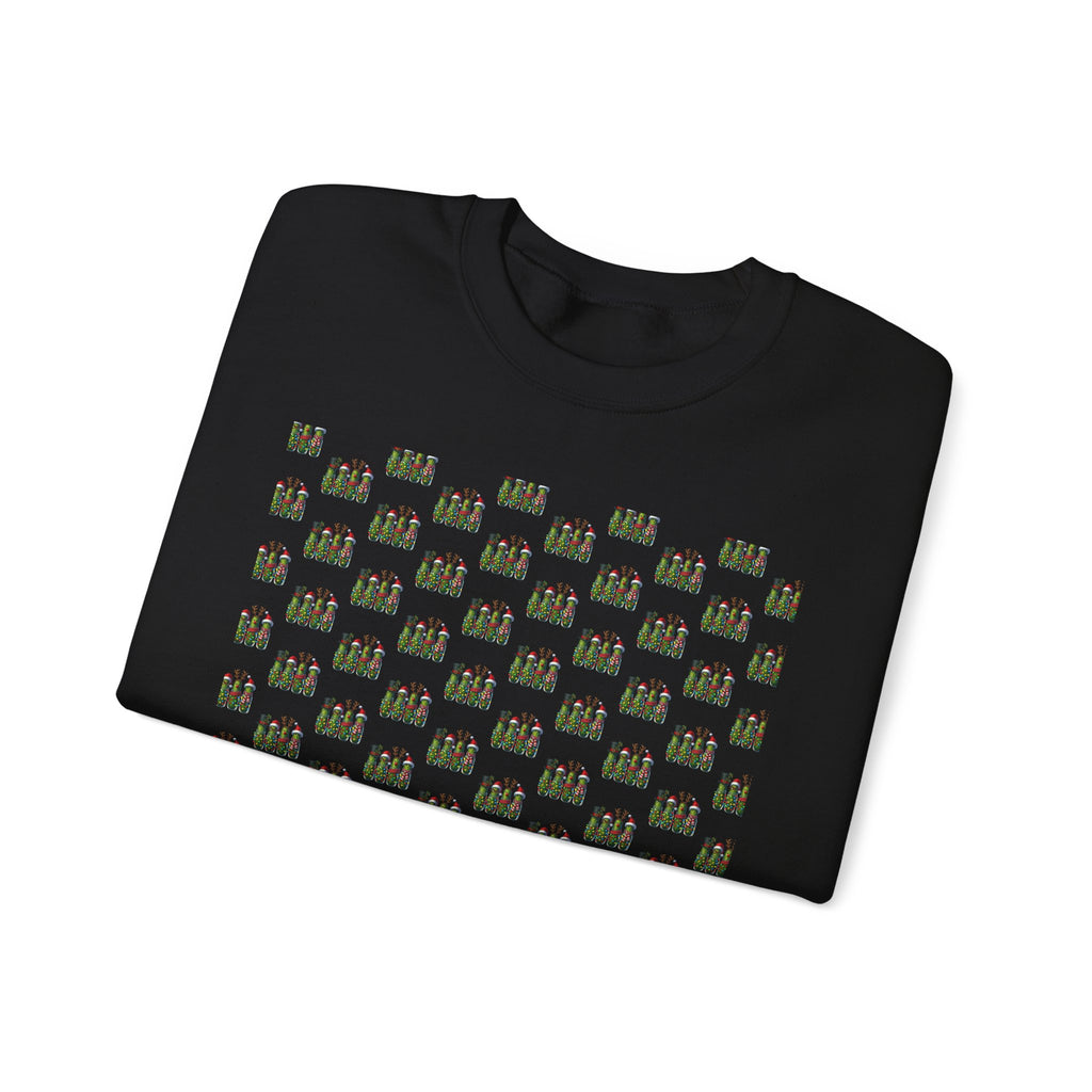 Garage Tools Pattern Crewneck Sweatshirt