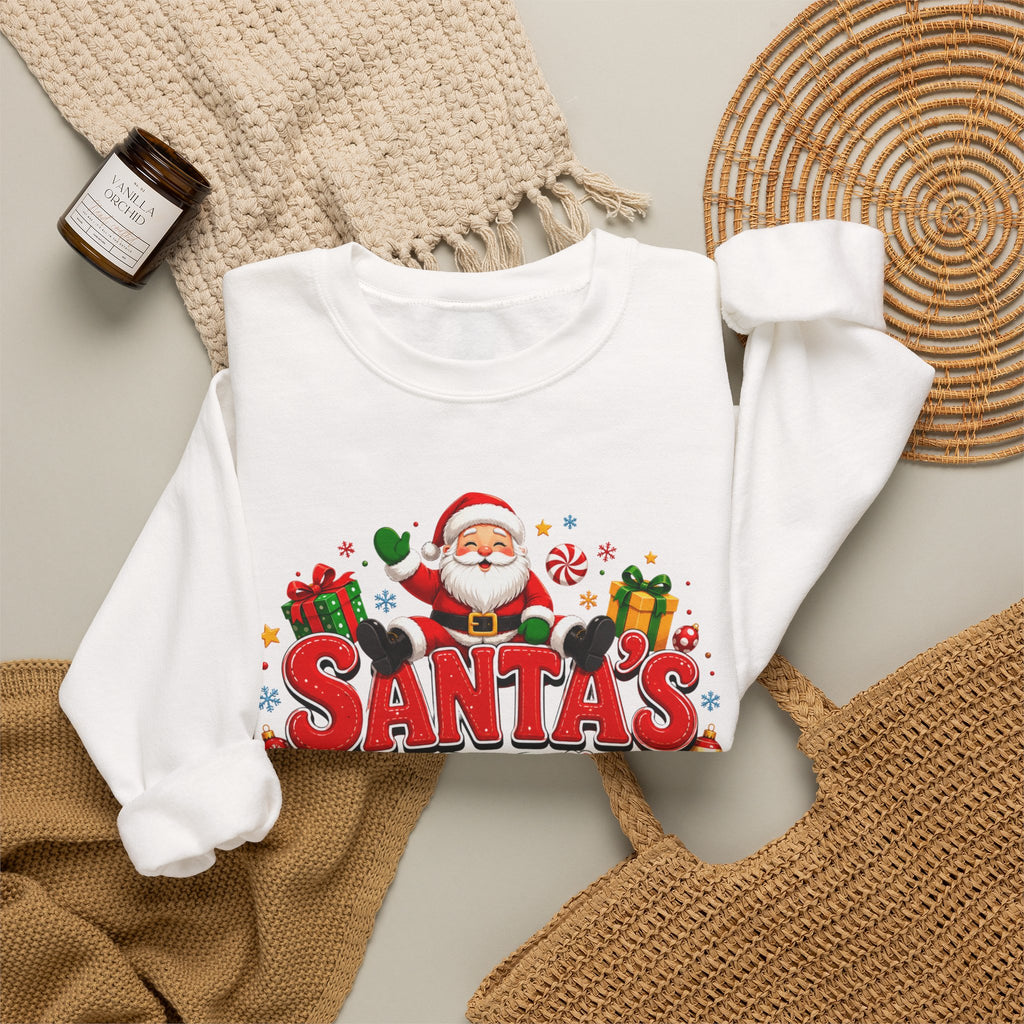 Santa's Favorite Human Crewneck Sweatshirt