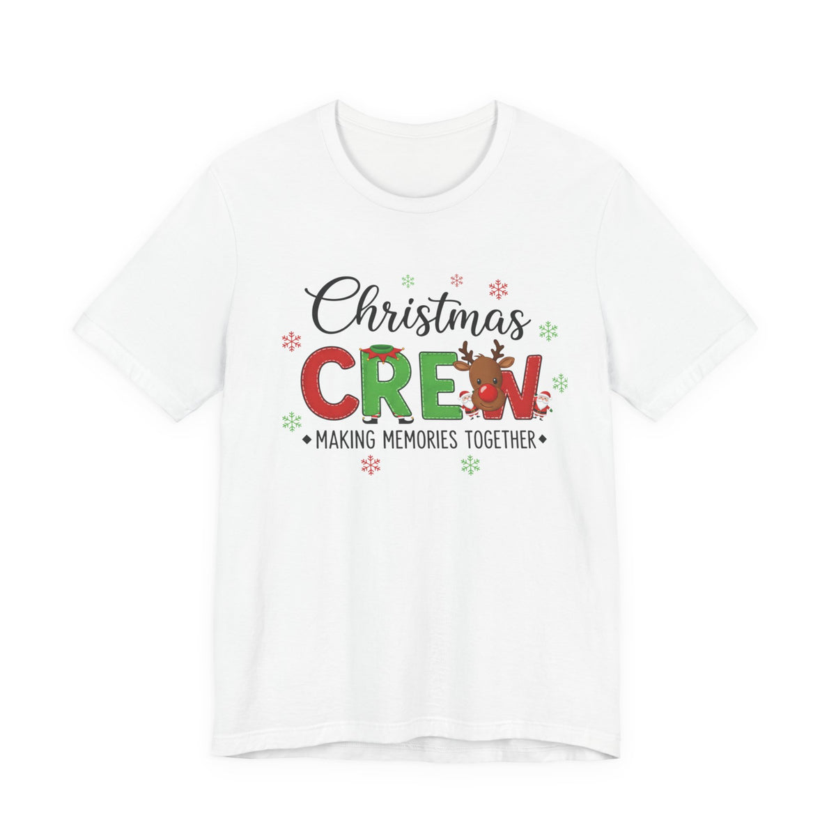 Christmas Crew Tee - "Making Memories Together" Holiday Family Shirt