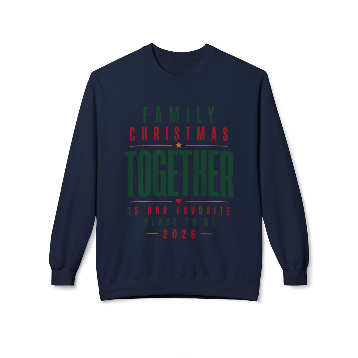 Family Christmas Together 2026 Crewneck Sweatshirt