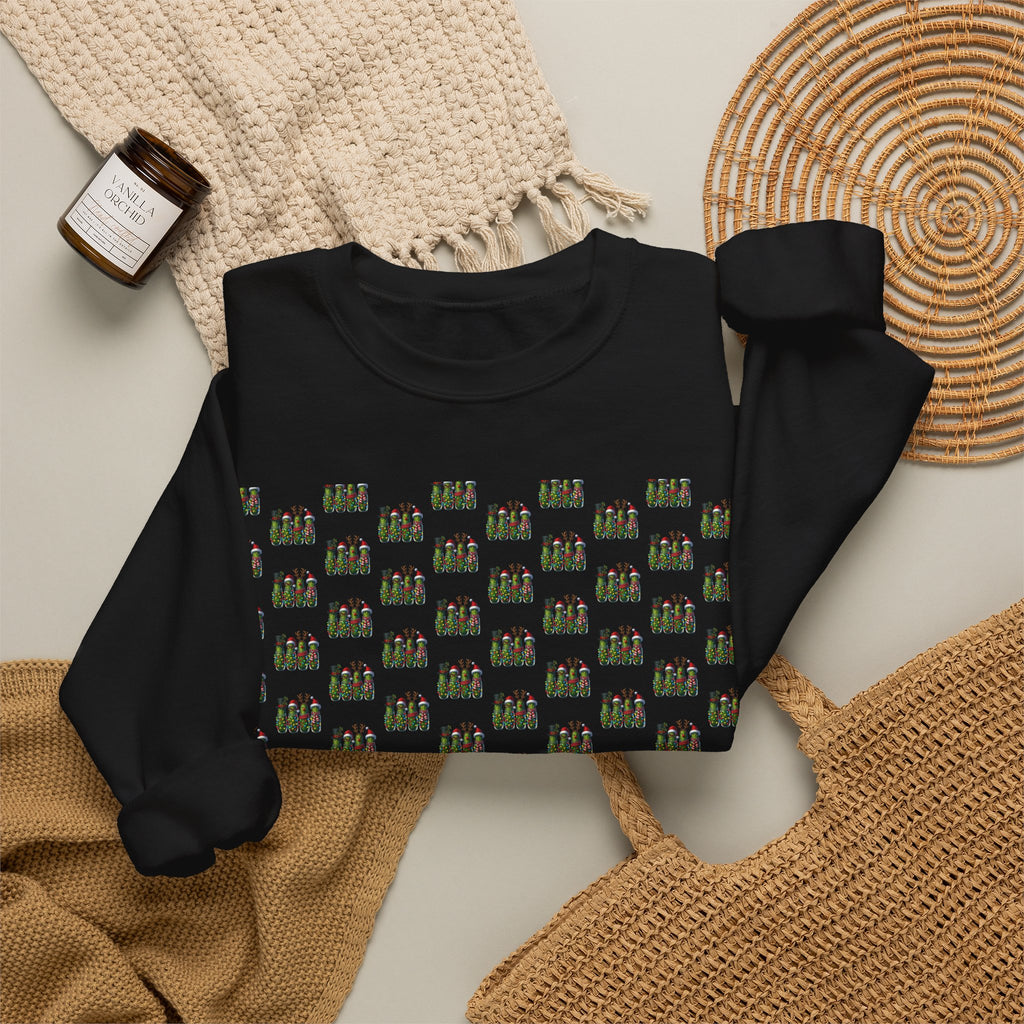 Garage Tools Pattern Crewneck Sweatshirt