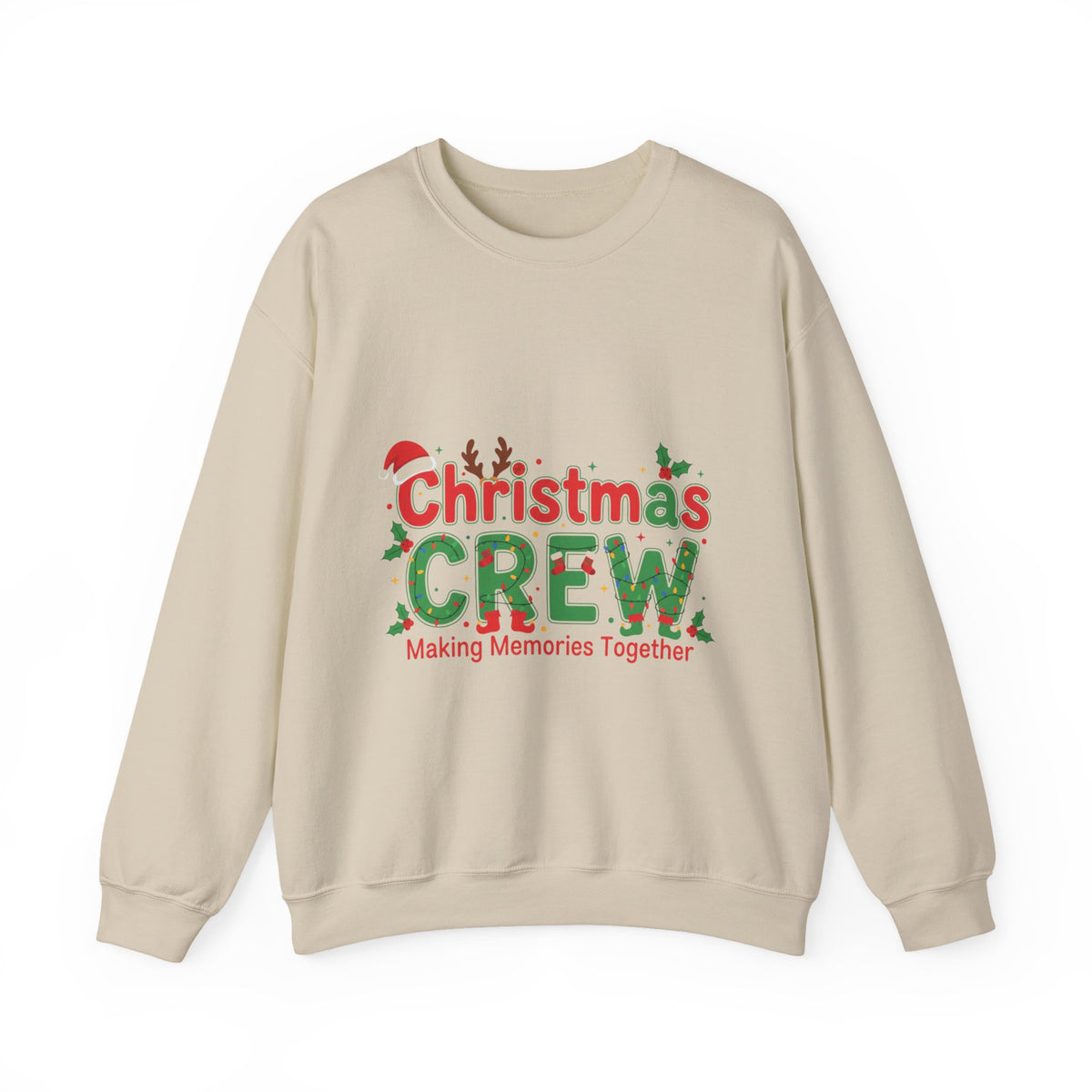 Christmas Crew Sweatshirt - "Making Memories Together" Holiday Pullover