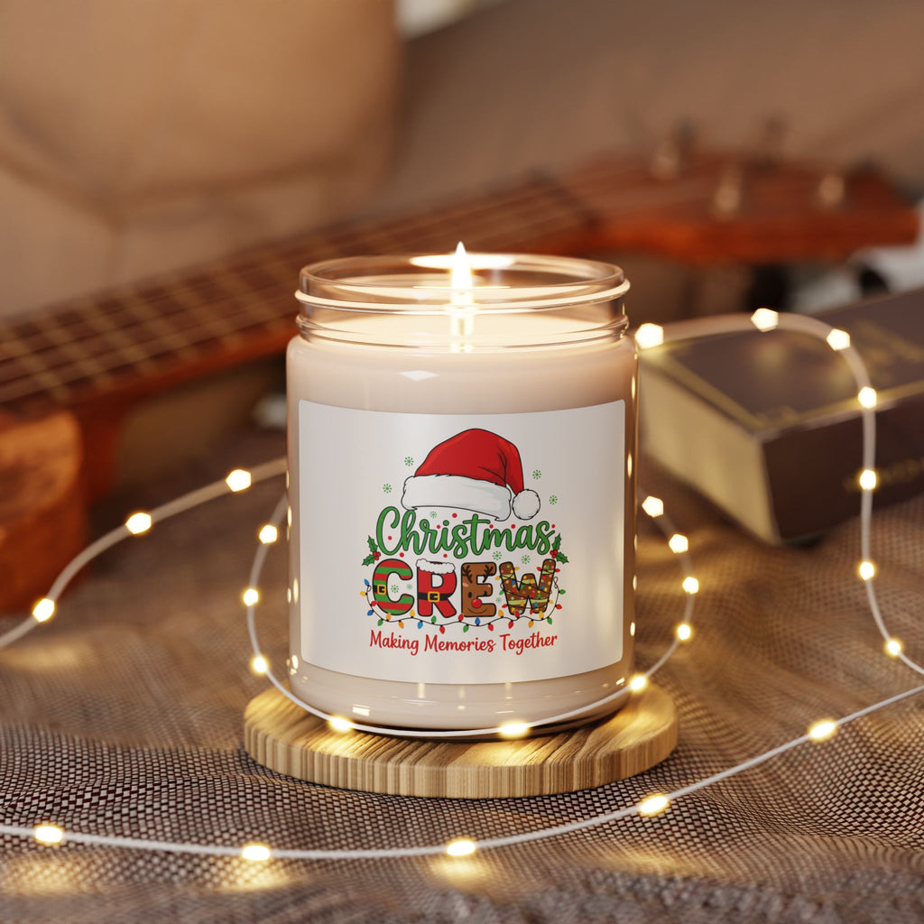 Christmas Crew Scented Soy Candle — 9oz Holiday Jar Candle