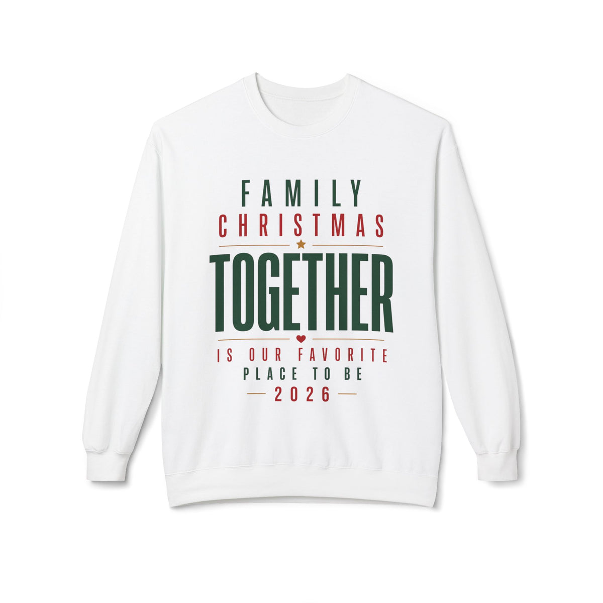 Family Christmas Together 2026 Crewneck Sweatshirt
