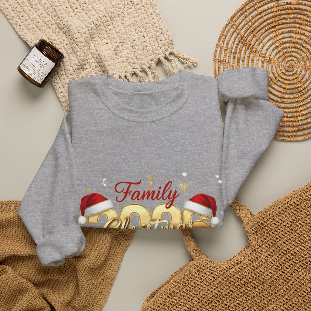 Family 2026 Christmas Sweatshirt – Holiday Ornament Crewneck