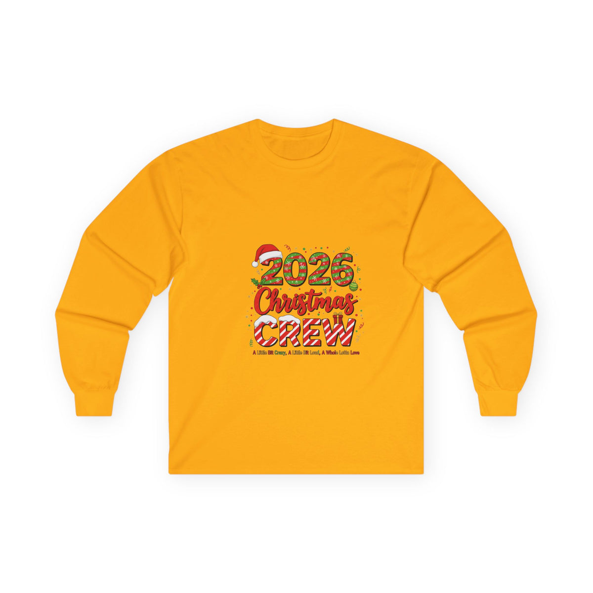 2026 Christmas Crew Long Sleeve Tee